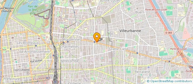 localisation de l'entreprise ZOLA IMMO à VILLEURBANNE