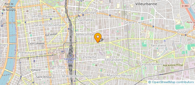 localisation de l'entreprise ZOLA LIBERTE  VILLEURBANNE