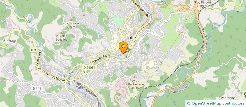 localisation de l'entreprise ZOLA WILSON  TULLE