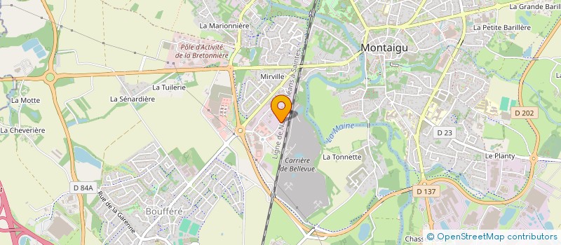 localisation de l'entreprise ZOLAMENIA INVEST à MONTAIGU-VENDEE