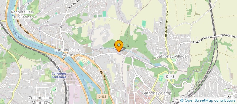 localisation de l'entreprise ZOLBAT  FONTAINES-SUR-SAONE