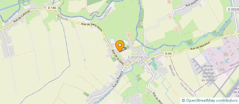 localisation de l'entreprise ZOLDPLACE  CALONNE-SUR-LA-LYS