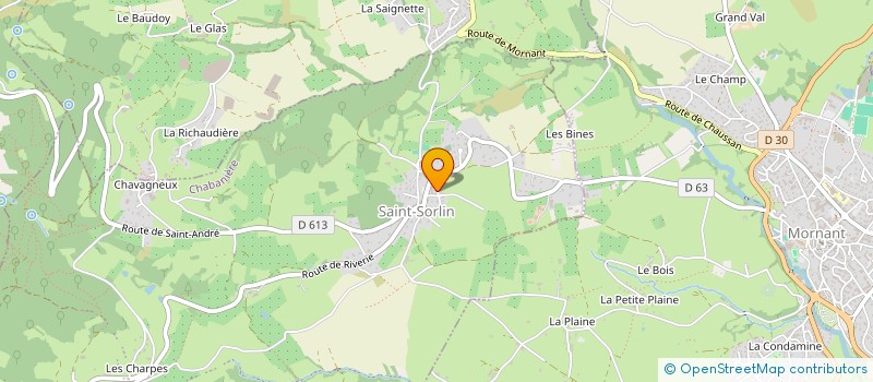 localisation de l'entreprise ZOLE  CHABANIERE