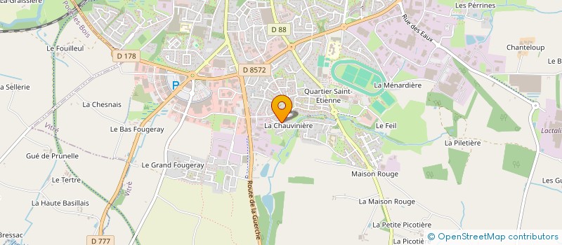 localisation de l'entreprise ZOLEJA  VITRE