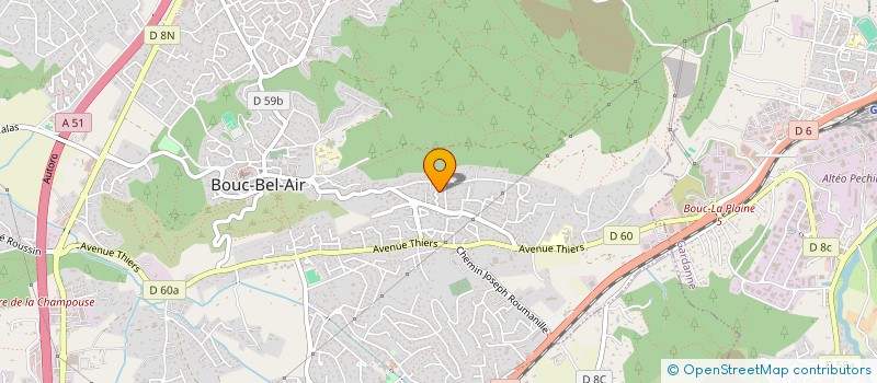 localisation de l'entreprise ZOLETI à BOUC-BEL-AIR