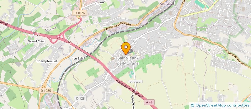 localisation de l'entreprise ZOLFANELLI ELEC  SAINT-JEAN-DE-MOIRANS