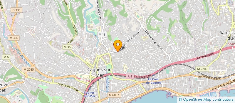 localisation de l'entreprise ZOLGAN  CAGNES-SUR-MER