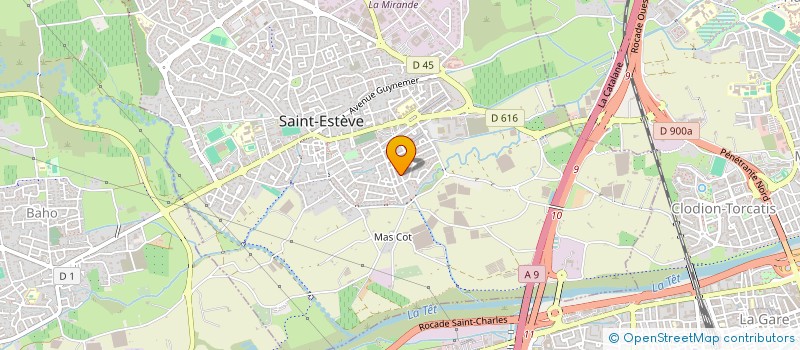 localisation de l'entreprise ZOLIN  SAINT-ESTEVE