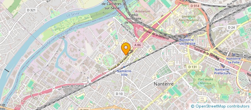 localisation de l'entreprise ZOLIXIA  NANTERRE