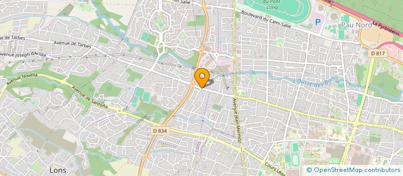 localisation de l'entreprise ZOLONS à LONS