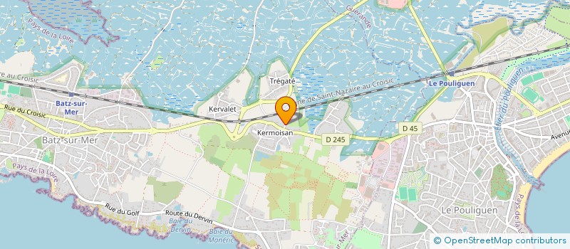 localisation de l'entreprise ZOLOSAAN  BATZ-SUR-MER