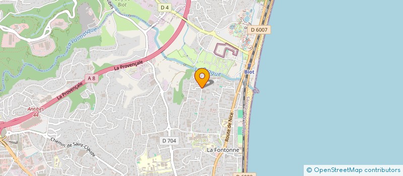 localisation de l'entreprise ZOLTEK MULTISERVICES à ANTIBES