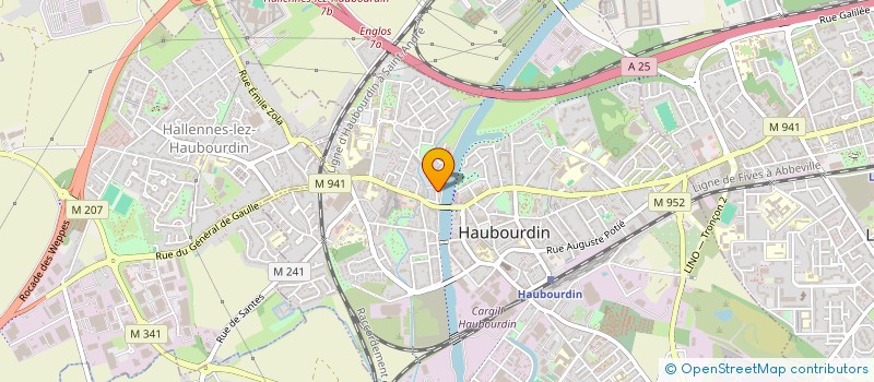 localisation de l'entreprise ZOLY  HAUBOURDIN