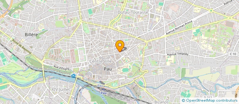localisation de l'entreprise ZOLYA à PAU