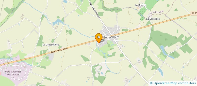 localisation de l'entreprise ZOLYS à CHALLANS
