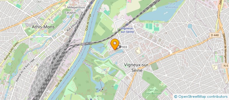 localisation de l'entreprise ZOM SERVICES à VIGNEUX-SUR-SEINE