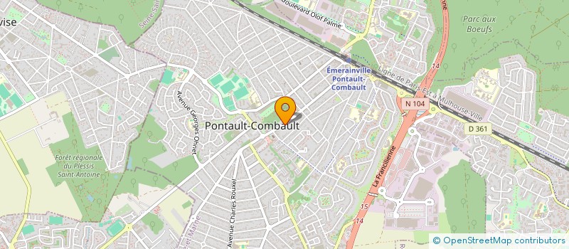localisation de l'entreprise ZOMA à PONTAULT-COMBAULT