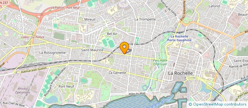 localisation de l'entreprise ZOMADIS  LA ROCHELLE