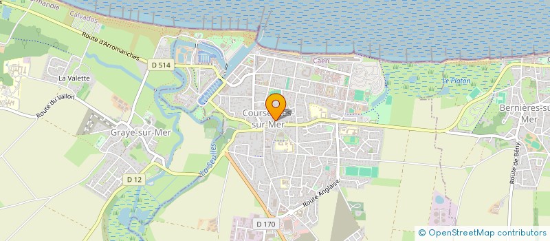 localisation de l'entreprise ZOMANATPAT à COURSEULLES-SUR-MER