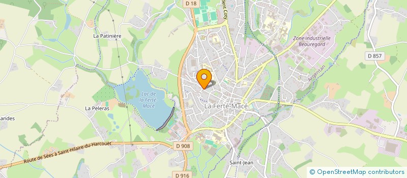 localisation de l'entreprise ZOMATI HOLDING à LA FERTE MACE