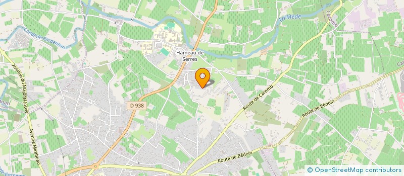 localisation de l'entreprise ZOMES LOS-ANGES 84  CARPENTRAS