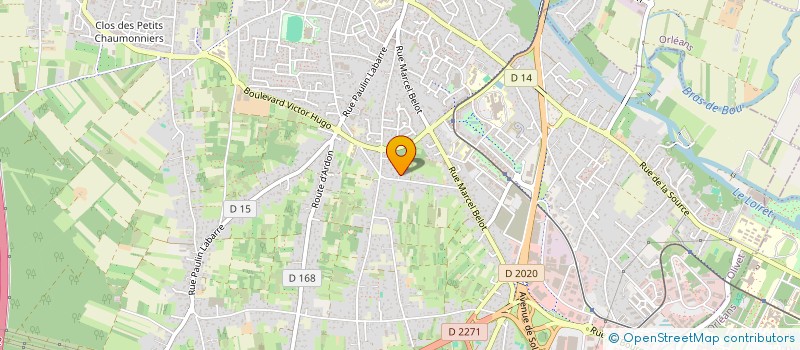 localisation de l'entreprise ZONAGO à OLIVET