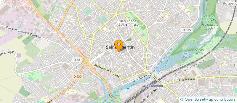 localisation de l'entreprise ZONE 02 à SAINT-QUENTIN