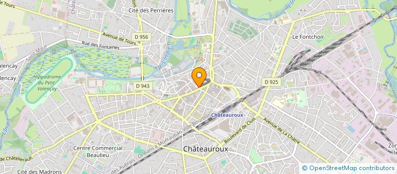 localisation de l'entreprise ZONE 11 à CHATEAUROUX