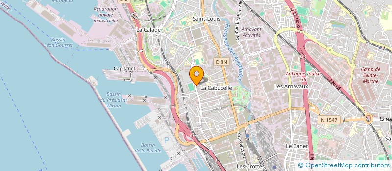 localisation de l'entreprise ZONE 37 à MARSEILLE