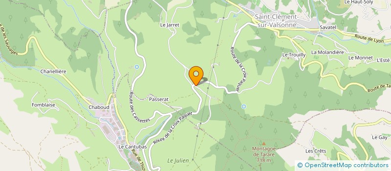 localisation de l'entreprise ZONE 51 à SAINT-CLEMENT-SUR-VALSONNE