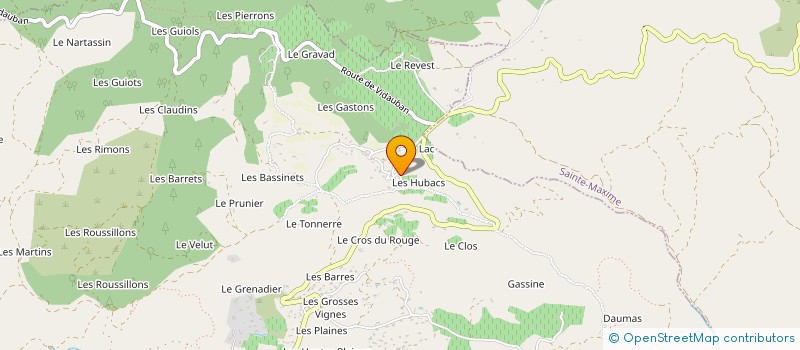 localisation de l'entreprise ZONE 79  LE PLAN-DE-LA-TOUR