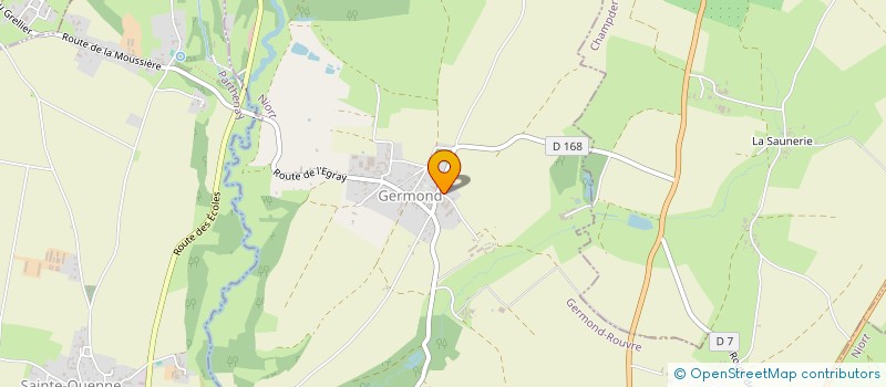 localisation de l'entreprise ZONE A CREER LA PAGERIE  GERMOND-ROUVRE