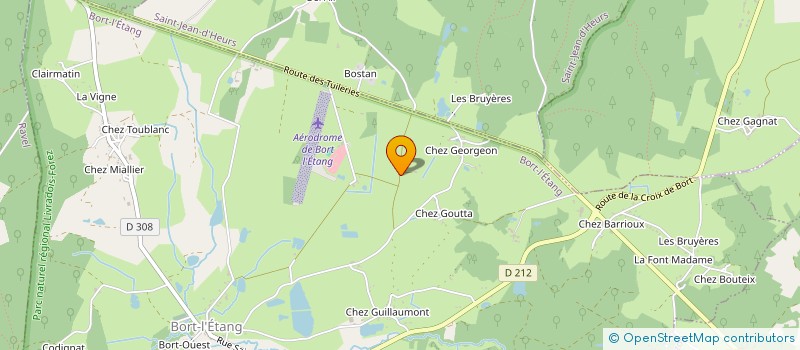 localisation de l'entreprise ZONE AGRI  LEZOUX