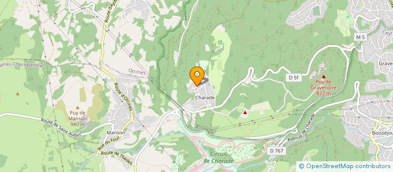 localisation de l'entreprise ZONE B  ROYAT