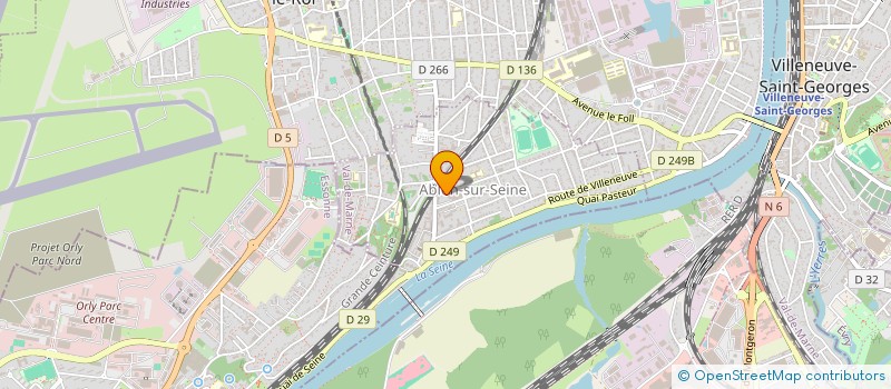 localisation de l'entreprise ZONE BAT à ABLON-SUR-SEINE