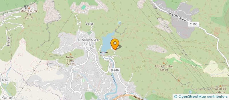 localisation de l'entreprise ZONE BLEUE  LE REVEST-LES-EAUX