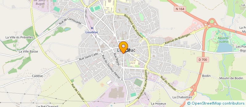 localisation de l'entreprise ZONE CATECHETIQUE DE LOUDEAC à LOUDEAC