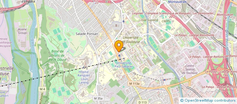 localisation de l'entreprise ZONE D'INITIATIVE CITOYENNE DITE ZINC  TOULOUSE