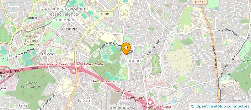 localisation de l'entreprise ZONE D INTERVENTION ARTISTIQUE PROFESSIONNELLE à TALENCE
