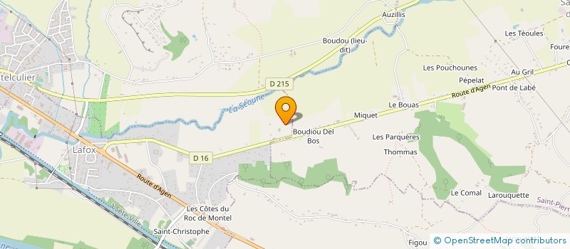 localisation de l'entreprise ZONE D'OPPORTUNITE  BON-ENCONTRE