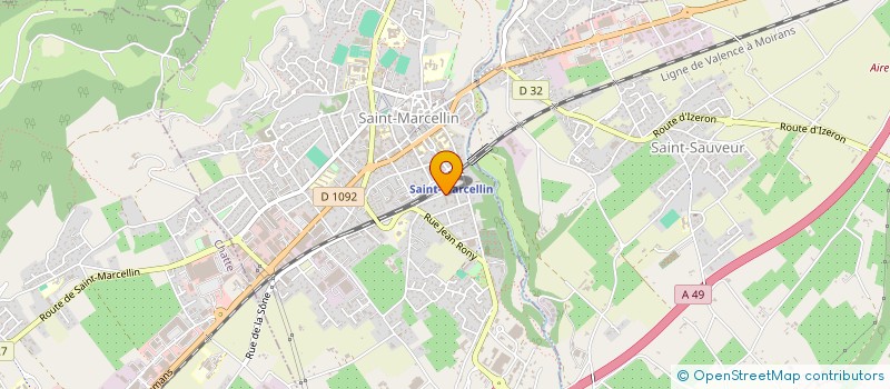 localisation de l'entreprise ZONE DE BRASSAGE ET DE REFLEXION ARTISTIQUE  SAINT-MARCELLIN