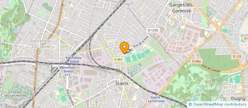 localisation de l'entreprise ZONE DE CLAP  STAINS