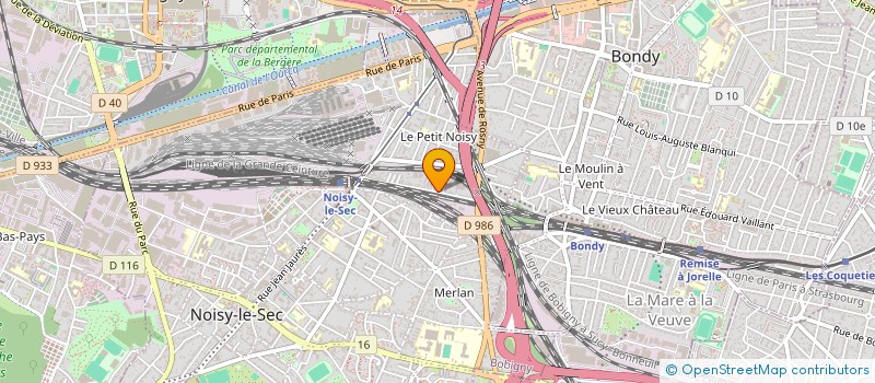 localisation de l'entreprise ZONE EURO NEGOCE SYTEMS à NOISY-LE-SEC