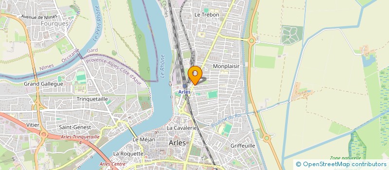 localisation de l'entreprise ZONE FIT à ARLES