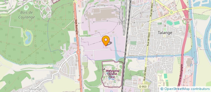 localisation de l'entreprise ZONE INDUSTRIELLE DU PORT  TALANGE