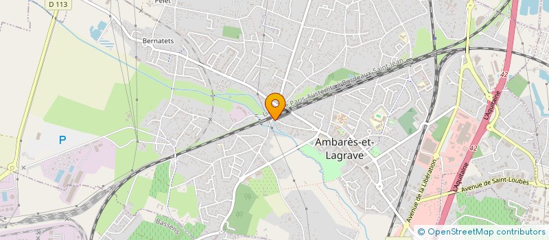 localisation de l'entreprise ZONE INTERIEUR  AMBARES-ET-LAGRAVE