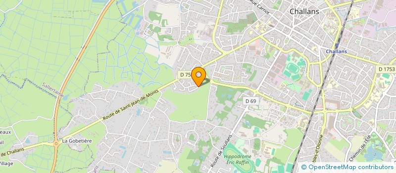 localisation de l'entreprise ZONE LASER DIFFUSION à CHALLANS