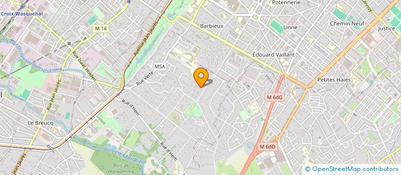 localisation de l'entreprise ZONE LIBRE à CROIX