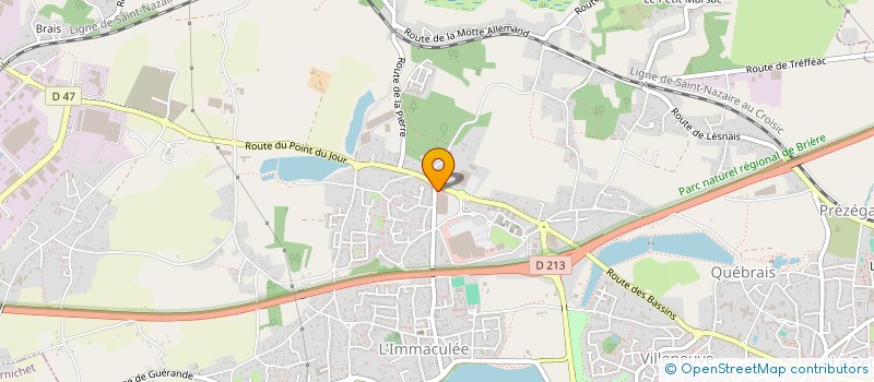 localisation de l'entreprise ZONE LUDIQUE D'UTILITE PUBLIQUE  SAINT-NAZAIRE