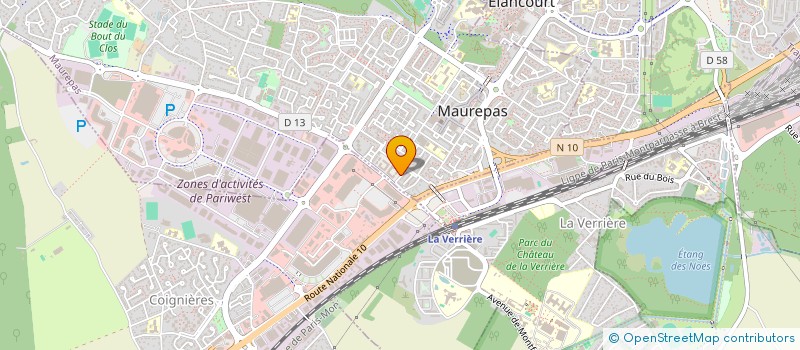 localisation de l'entreprise ZONE MARCHE  MAUREPAS